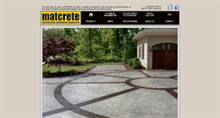 Desktop Screenshot of matcrete.com